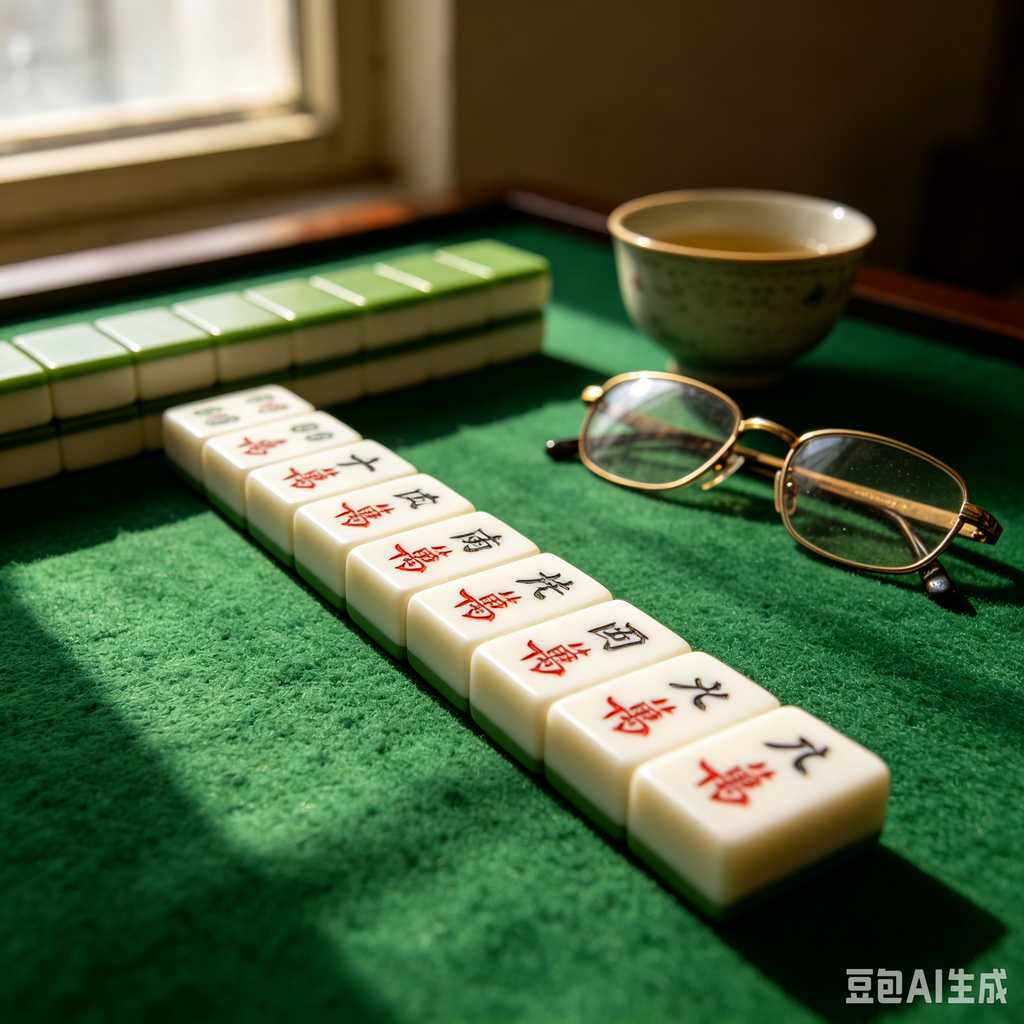 bright color mahjong tiles