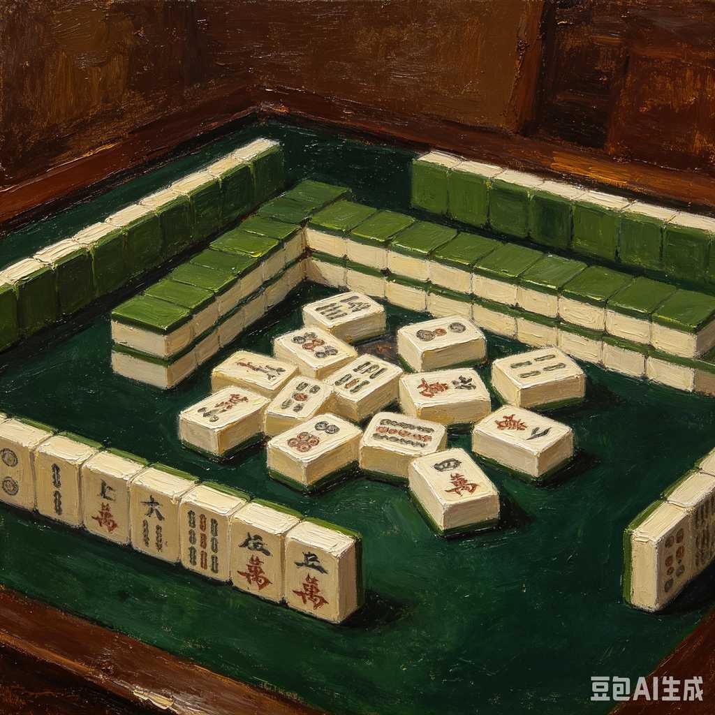 solid wood mahjong tiles
