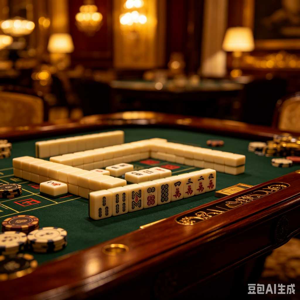 gold accent mahjong set