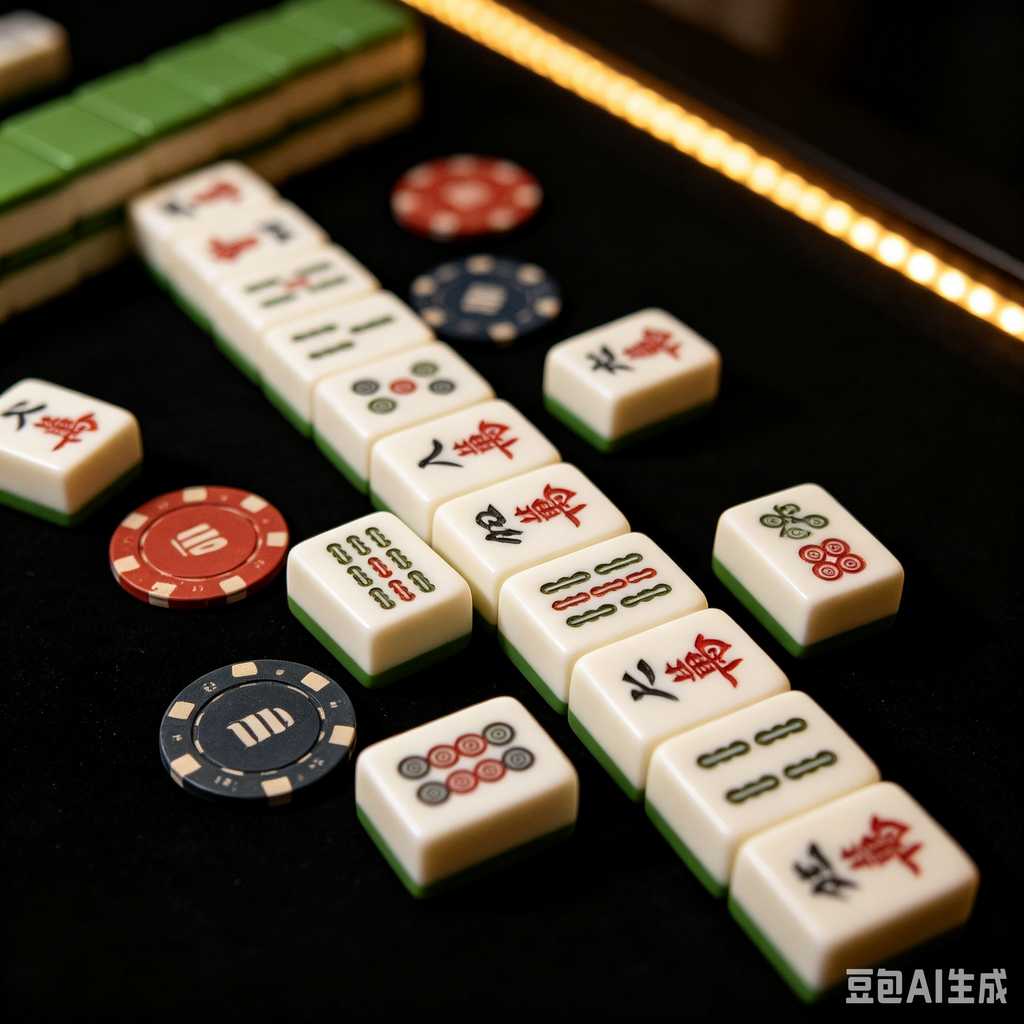 gradient pink mahjong tiles